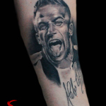 Tattoo realistico Alex Del Piero, Juventus