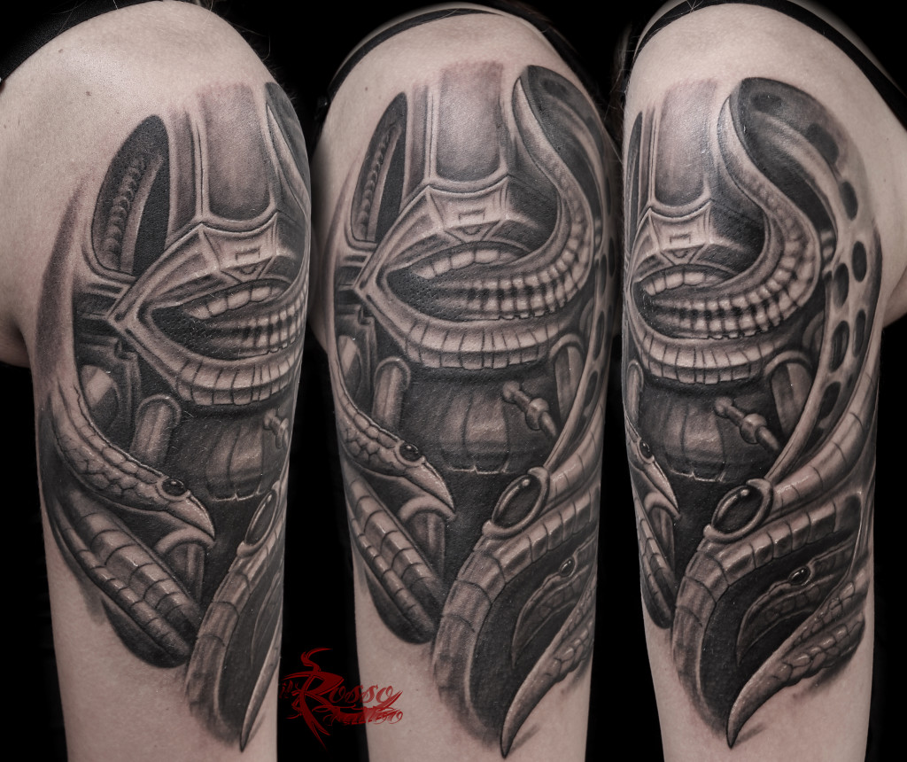 Omaggio a Giger in bianco e nero - parte uno - non guarito