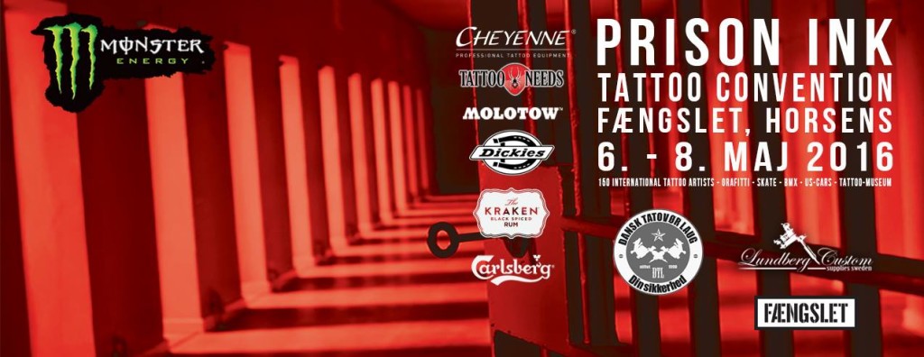 Prison ink 2016 - tattoo convention in Danimarca ambientata in una prigione