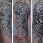 Cover up - composizione floreale - finito